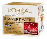 L'Oreal Paris  50+ przeciwzmarszczkowy krem ujędrniający na noc 50ml