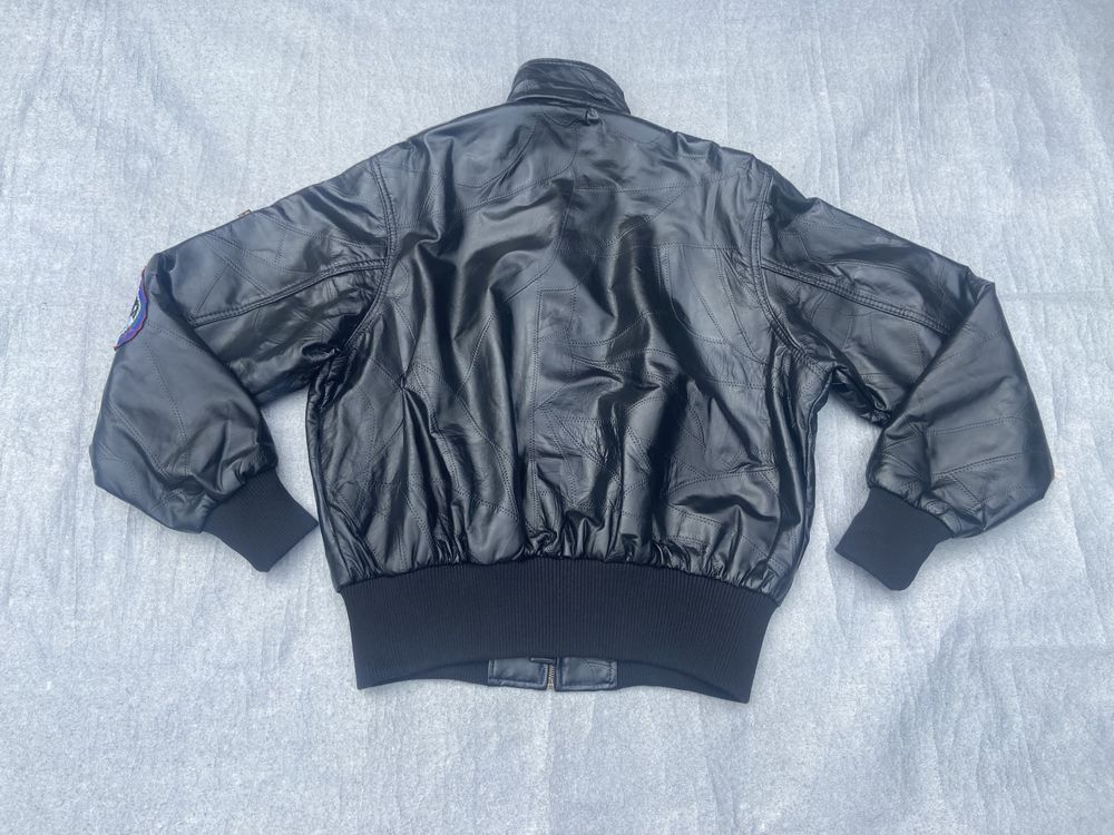 Куртка бомбер Alpha Industries NASA кожа