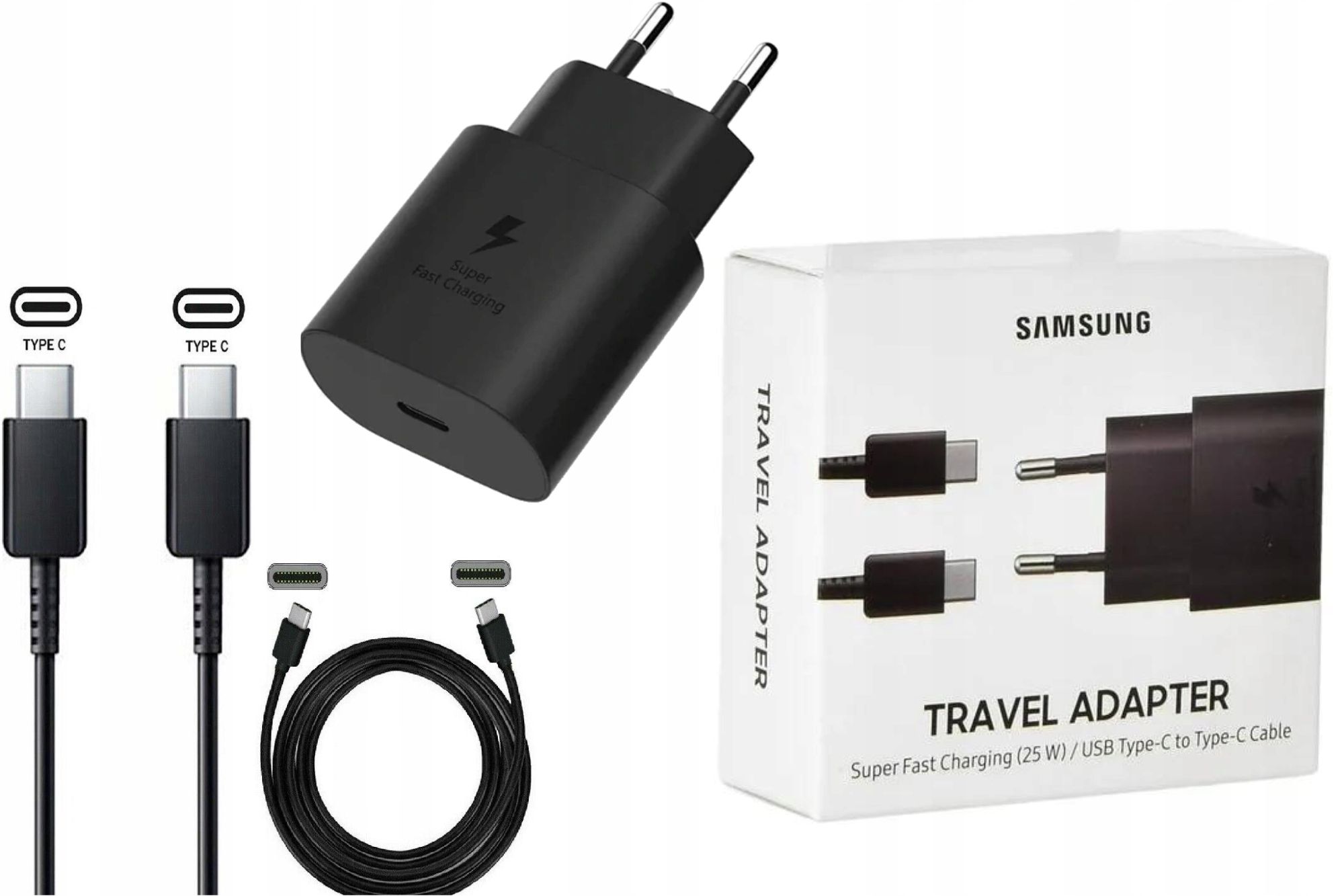 Ładowarka Oryginalna Samsung 25W Kabel USB-C