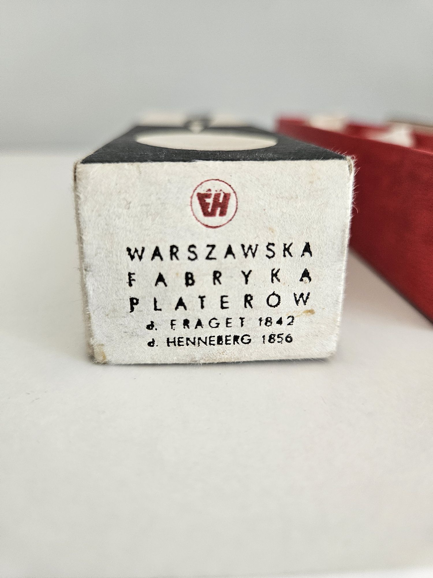 Zestaw 6 nowych łyżeczek HEFRA Warszawa Srebro - Plater