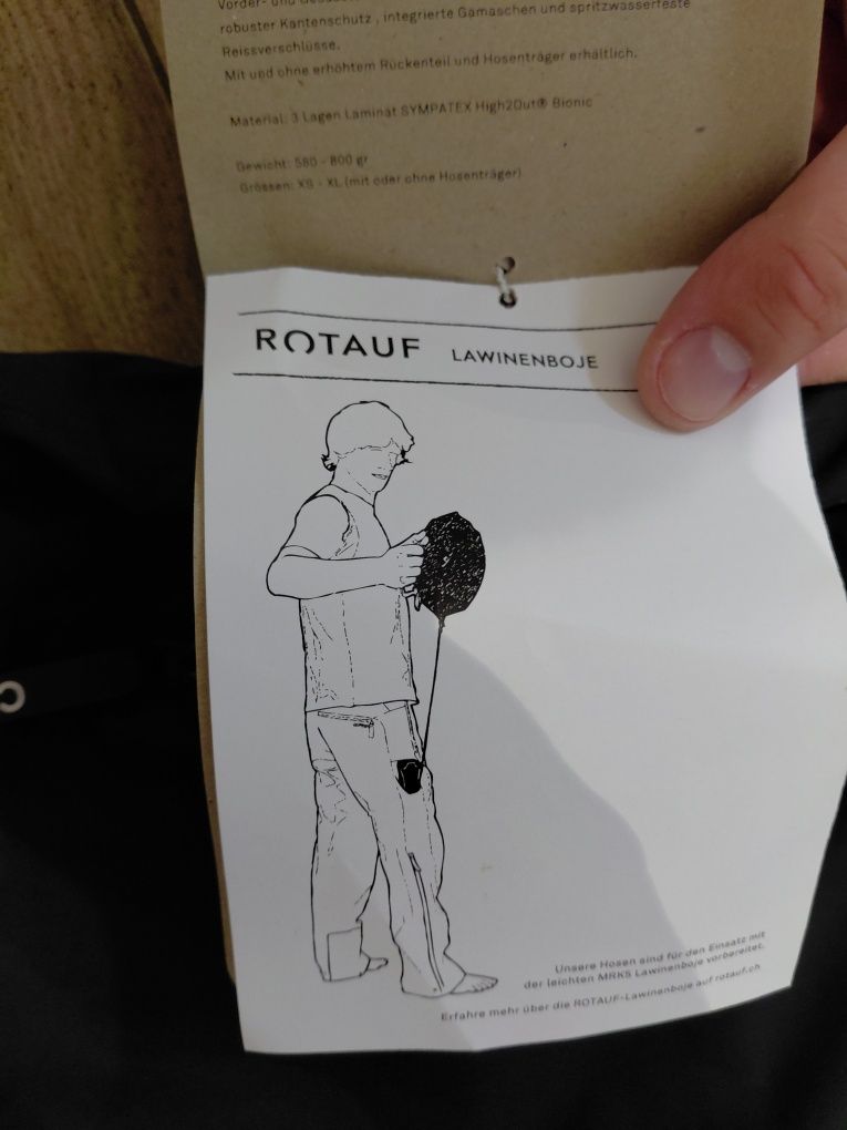 Лижні штани rotauf tour house XL
