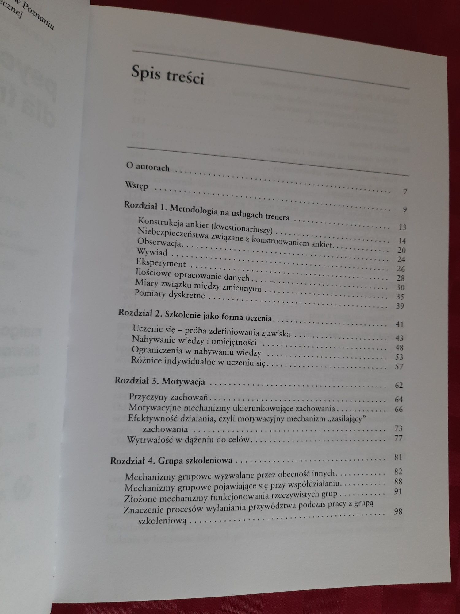 Psychologia dla trenerów -  Kossowska Jarmuż Witkowski (nowa)