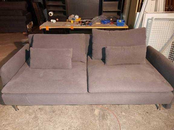 Sofa IKEA Soderharm 2/3 osobowa z pokrowcem Fridtuna - dostawa gratis