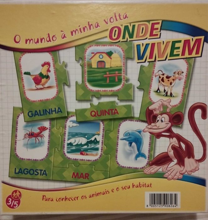 Jogo "Onde vivem os animais"