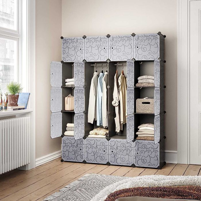 шафа полиця органайзер Meerveil Plastic Storage Cubes для одягу