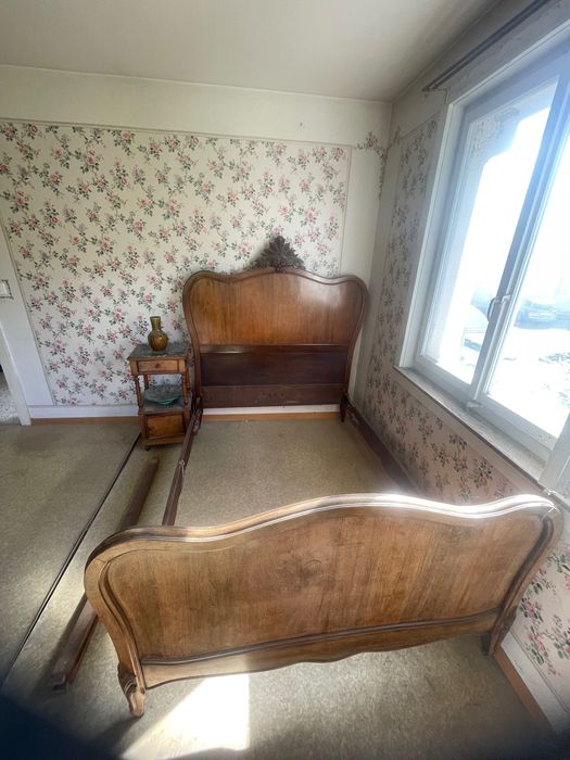 Cama antiga madeira maciça