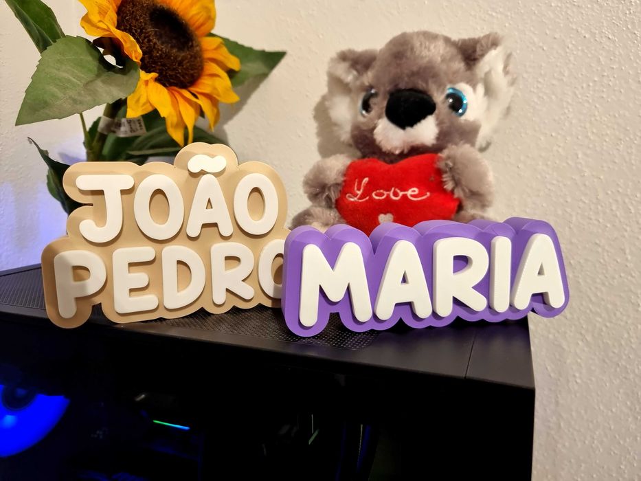 Nome Decorativo 3D — Ideal para Quarto, Festa ou Presente