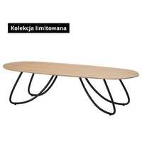 Stolik owalny Ikea KÅSEBERGA 42 x 120 x 31cm, bambus