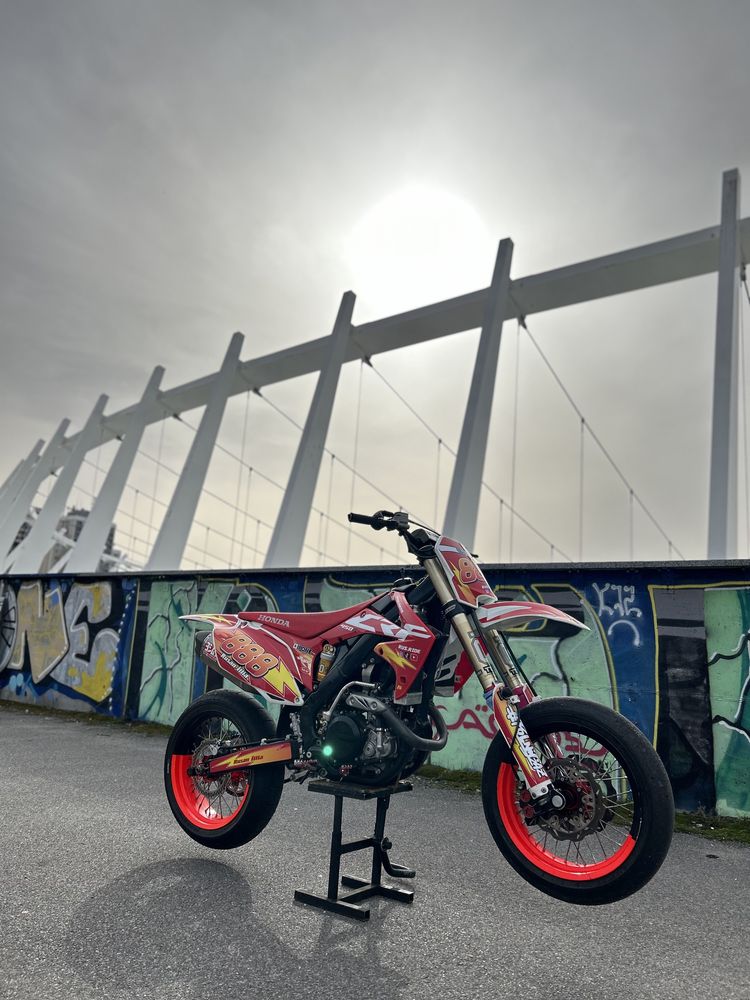 Supermoto Honda CRF 450r 2013год Супермото Athena 500cc Хонда Црф 450