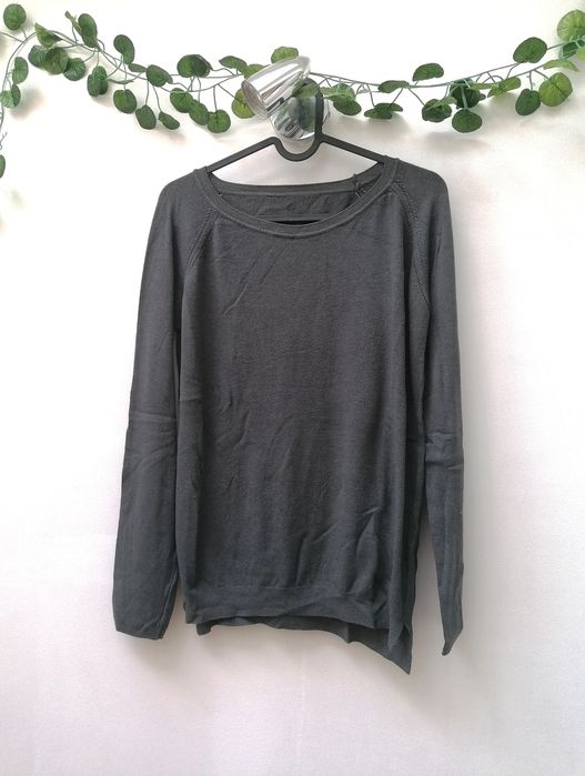 Malha Fina Cinzenta Escura