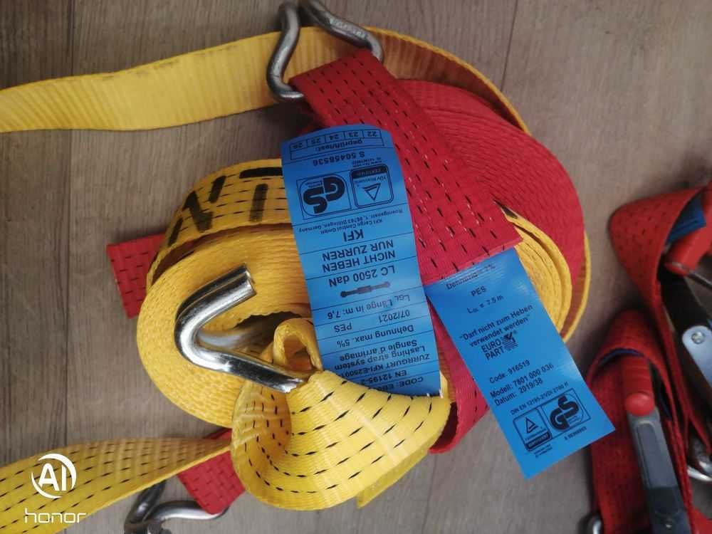 Pasy transportowe żółte lub czerwone