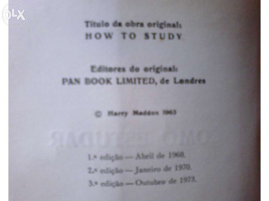 Como   Estudar   -   Livro  -   Harry   Maddox