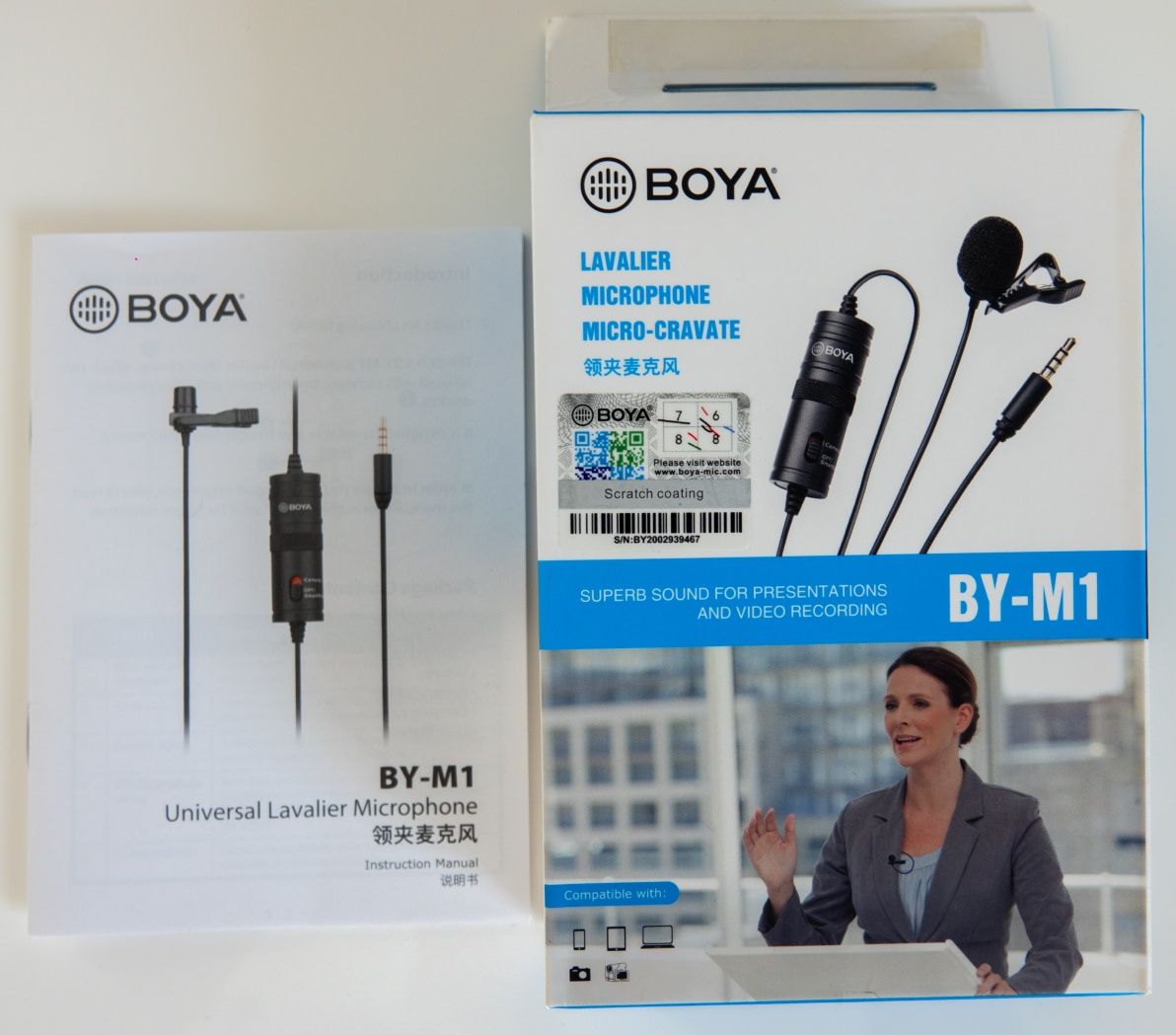 Mikrofon BOYA BY-M1
Oryginalne opakowanie, bateria.