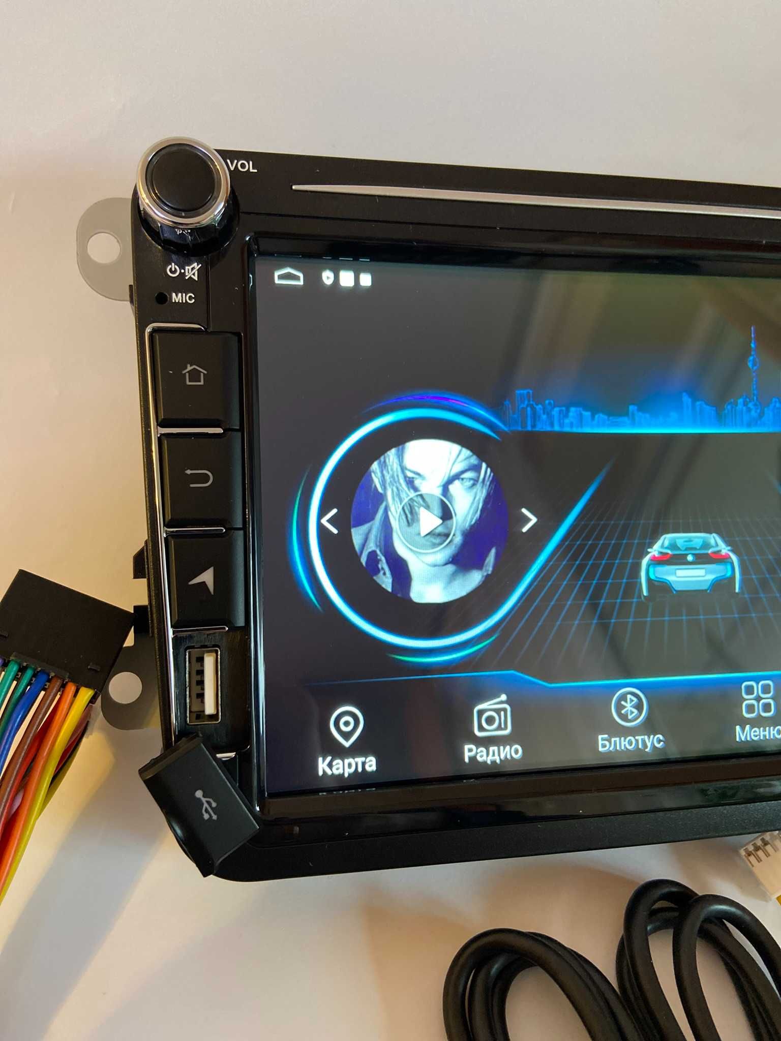 Магнітола 2GB Skoda Octavia Fabia Superb Rapid Seat Carplay Магнитофон