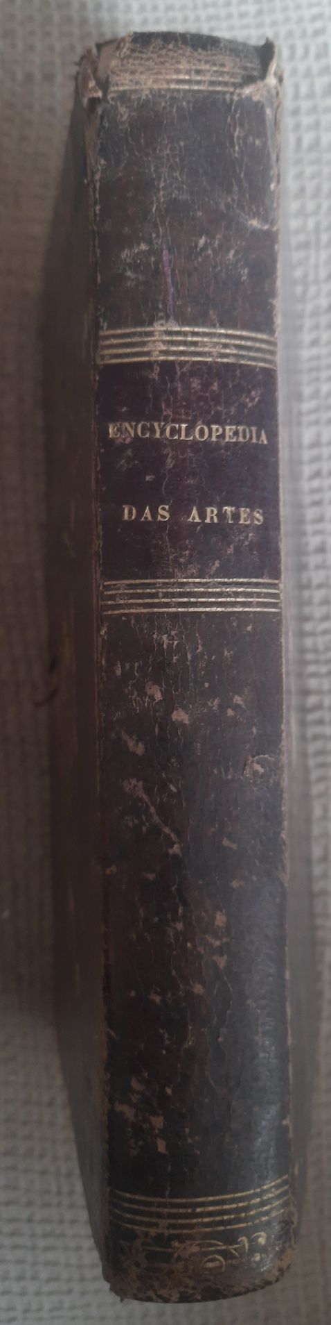 Livro encyclopedia das artes 1863