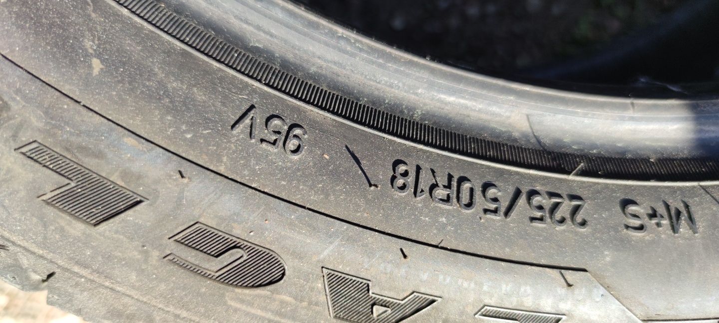 opony całoroczne 225x50x18 GOODYEAR 4szt 800zl 2015 RUNFLAT