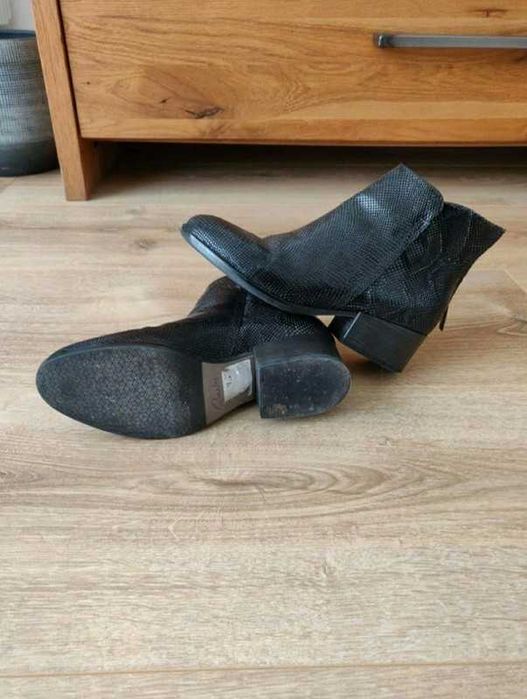 Clarks botas de tornozelo pretas 36 ou 35,5