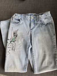 Spodnie jeansowe Skinny GAP Disney 134 - 140 wróżka