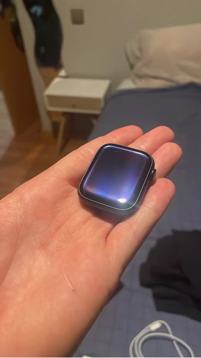 Apple Watch Series 9 (GPS) com Bracelete, Meia-Noite Aluminio, 45mm