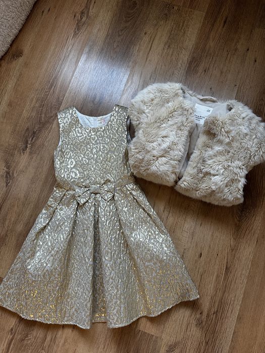 Шубка + плаття 9 років