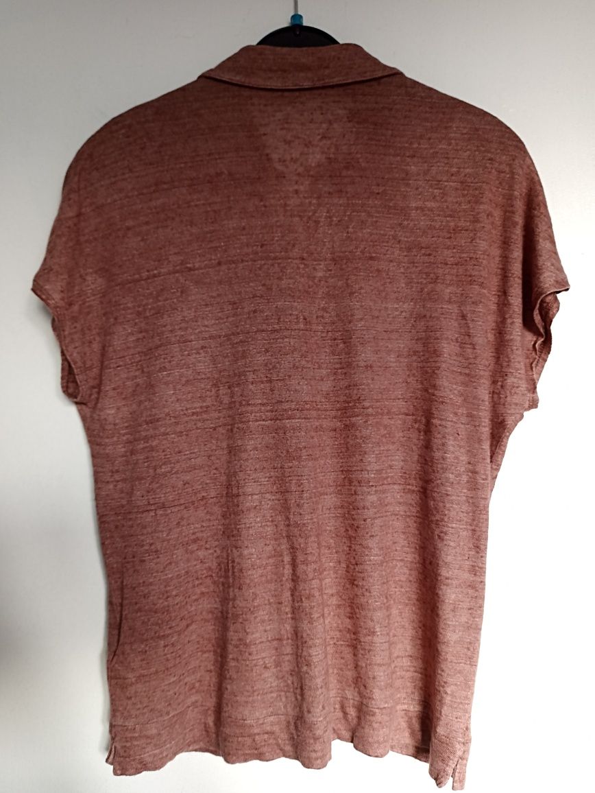 Lniana bluzka koszula Massimo Dutti Len 100% 34 XS