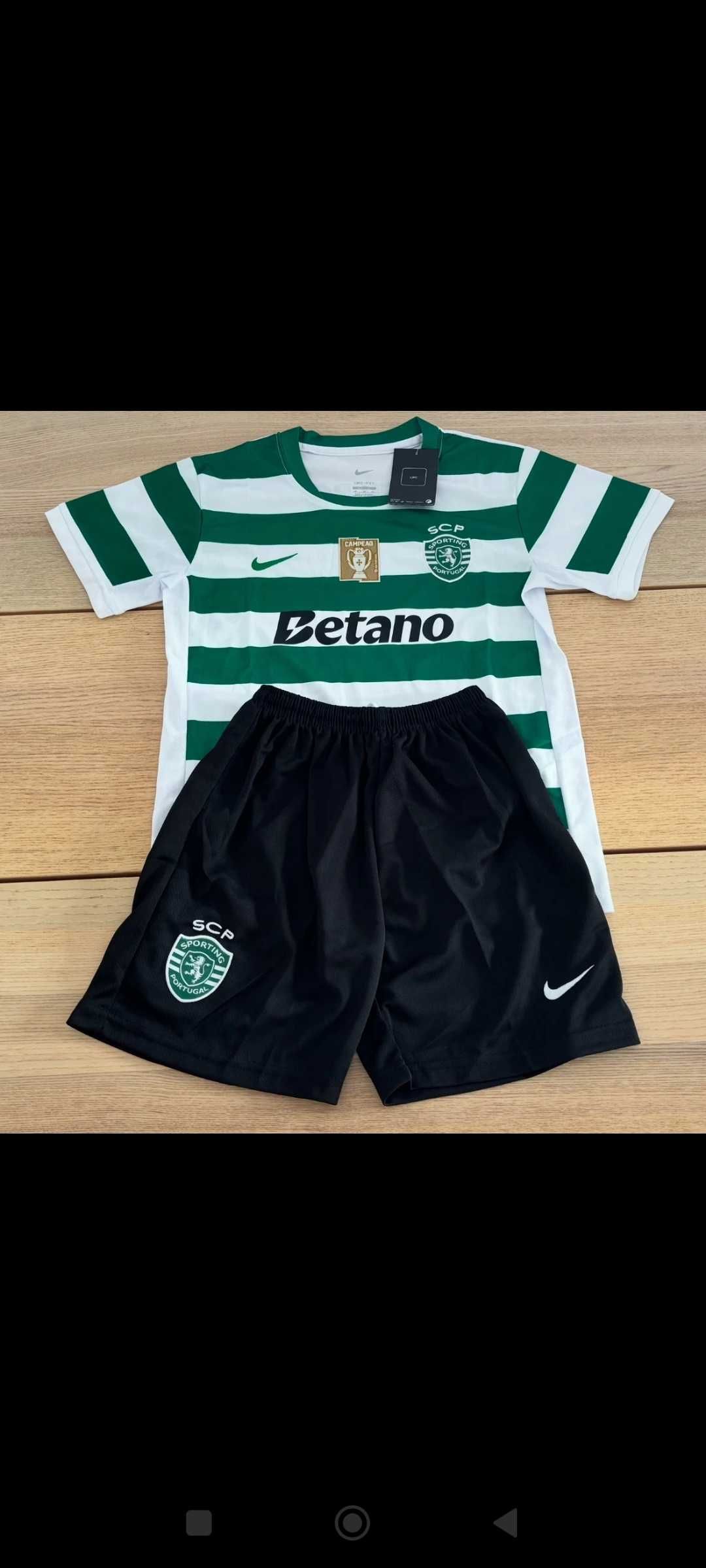 Equipamento Sporting criança 10-12 anos