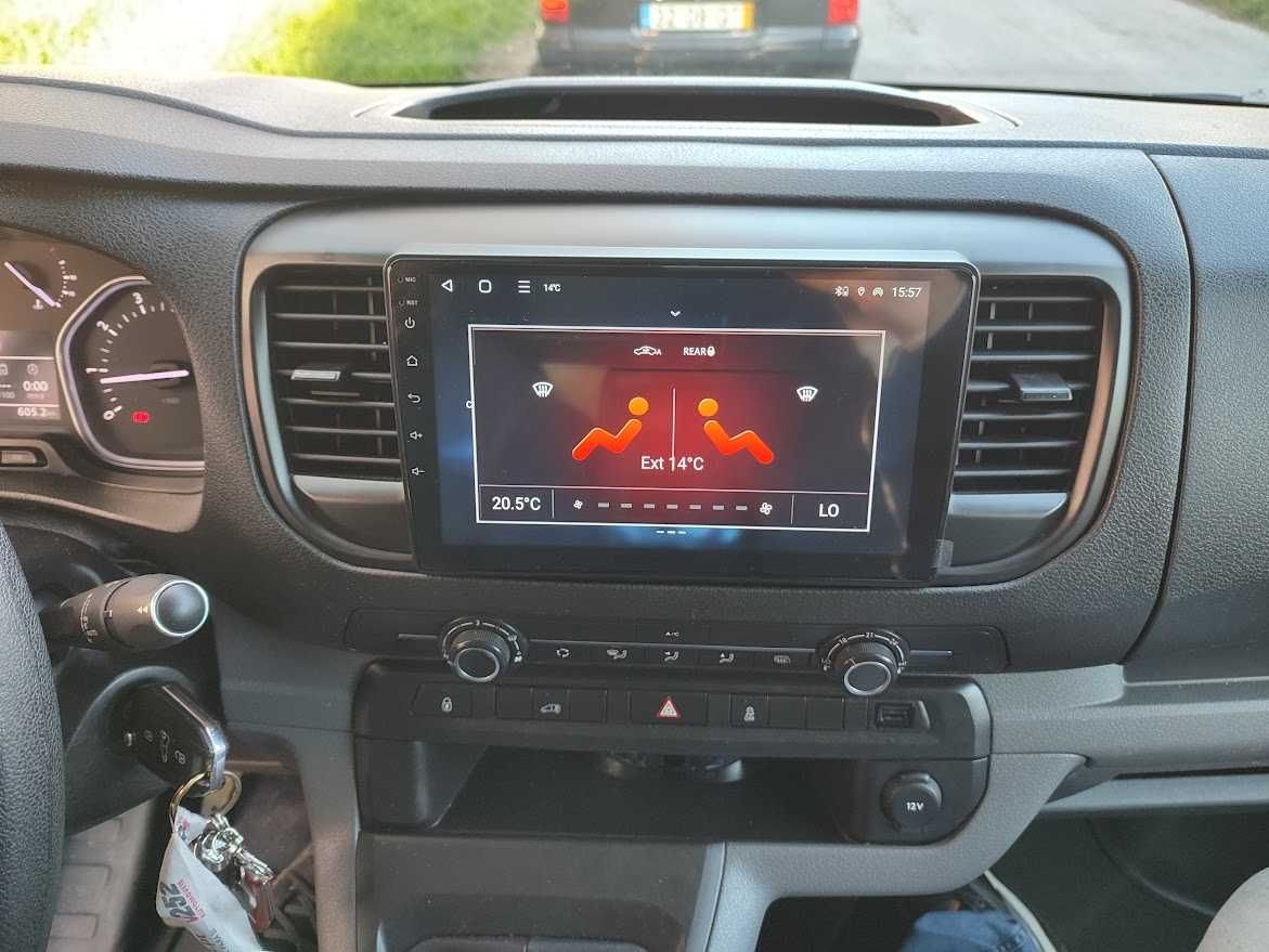 Auto rádio Toyota Proace Peugeot Expert Citroen  Android GPS Bluetooth