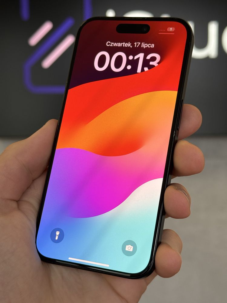 RATY 0% iPhone 15 Pro 256GB BATERIA 97% GWARANCJA 12 miesięcy!!!