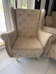 Fotel uszak glamour