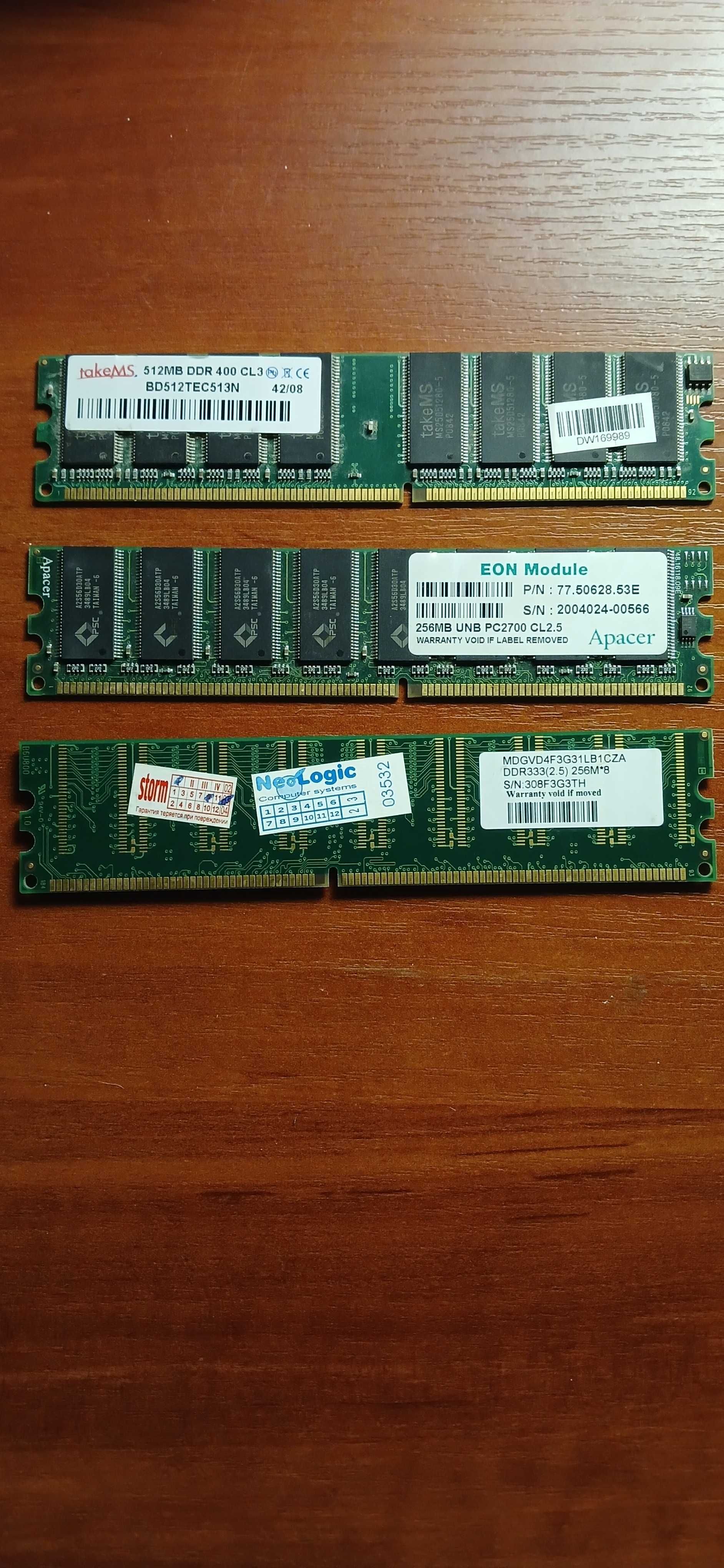 Оперативна пам'ять для настільних комп'ютерів (в колекцію)