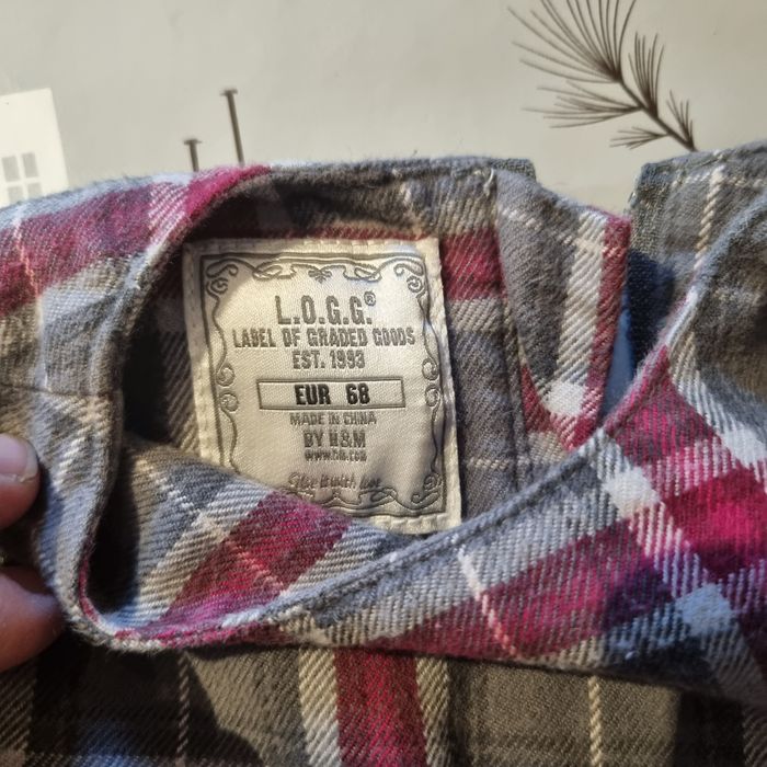 Zestaw świąteczny Czerwony zimowy kombinezon i sukienki H&M 68 cm