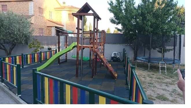 Playground Torres Ponte Escorrega Baloiço Bomberos. Instalado.
