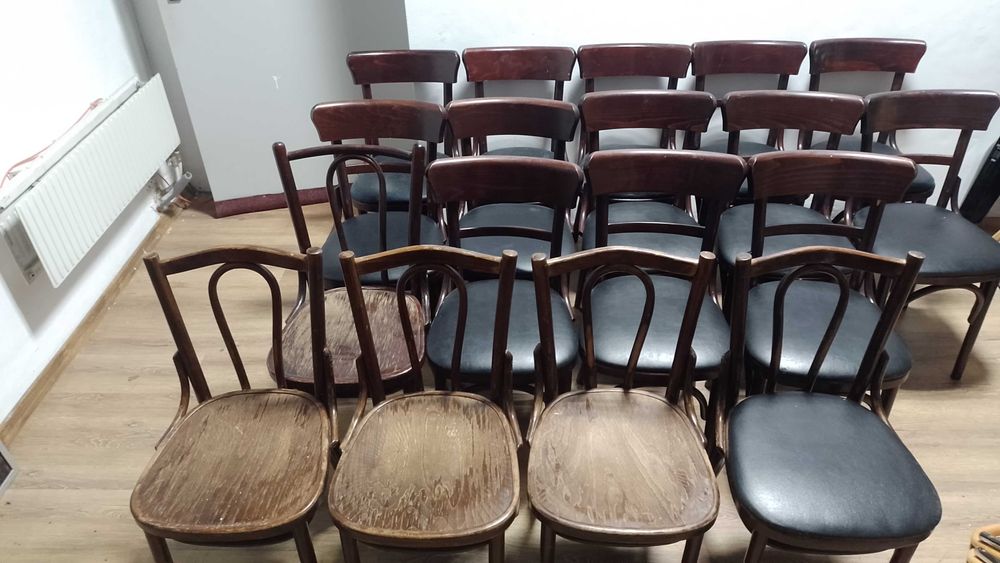 Krzesło thonet fameg radomsko tapicerowane