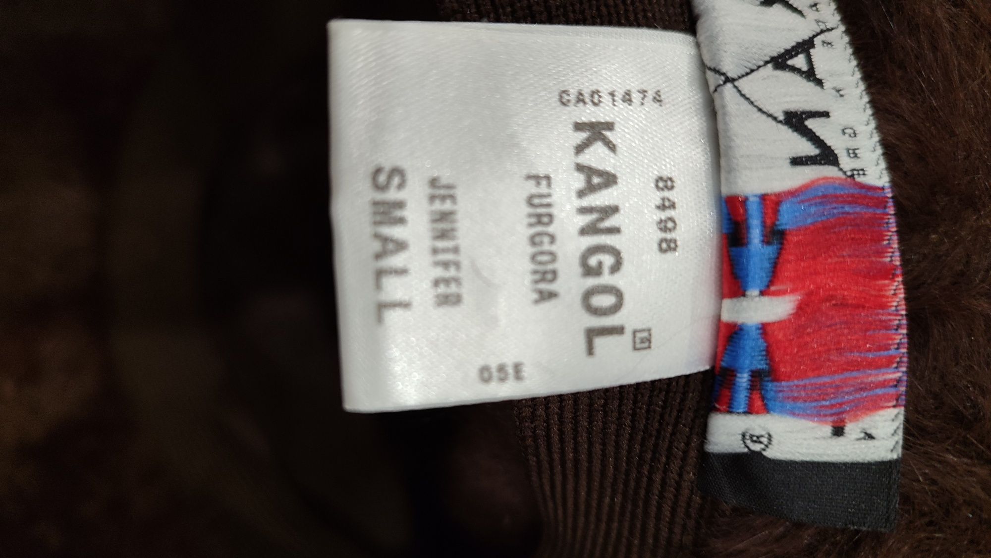 Капелюх Шапка жіноча ангора Kangol коричнева,