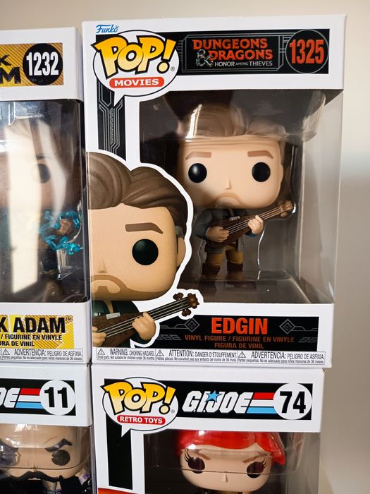 4 Funko Pop's originais
