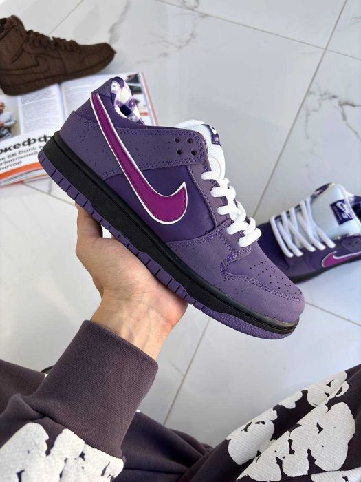 Чоловічі кросівки Nike SB Dunk Lobster Concepts фіолетовий NK501 ХІТ