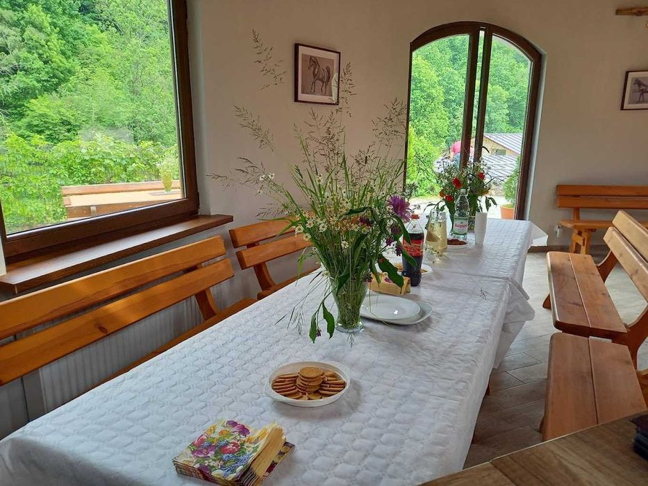 Sala na imprezy Wigilia Andrzejki Sylwester w stadninie koni arabskic.