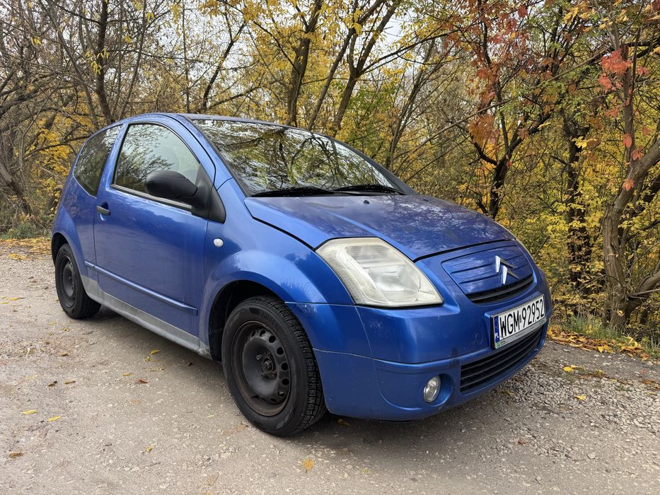 Citroën C2 1.1 benzyna 2005 r sprawny OC i przegląd do końca roku