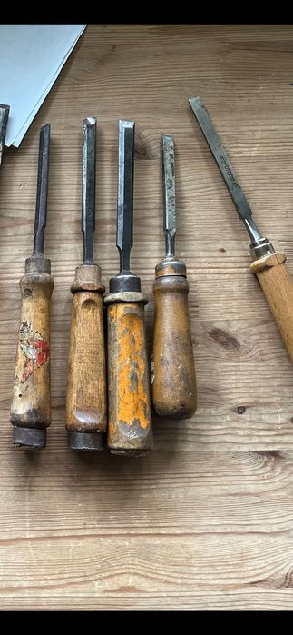 Sygnowane dłuta stolarskie