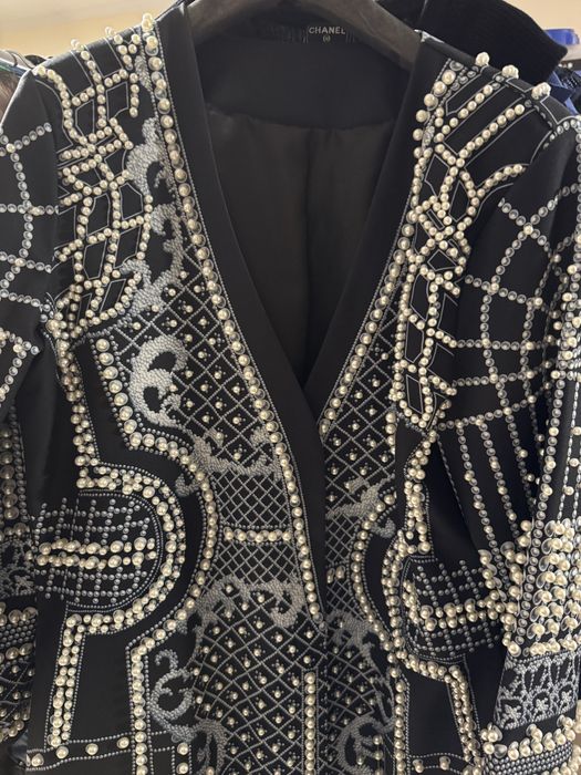 Пиджак женский с жесчужинах
