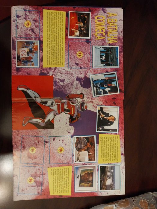 Caderneta Saban’s VR Troopers, Panini, antiga, vintage