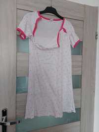 Letnia piżama dla kobiety w ciąży i karmiącej piersią. 100% bawełna