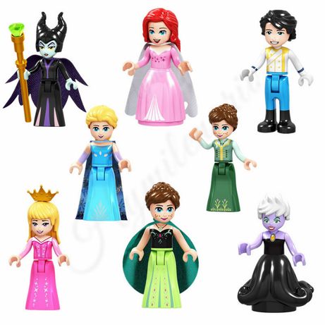 Conjunto 8 figuras Princesas Disney (novas)
