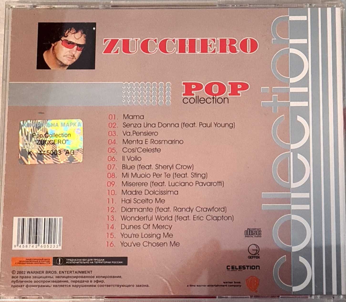 Zucchero CD диск POP Collection