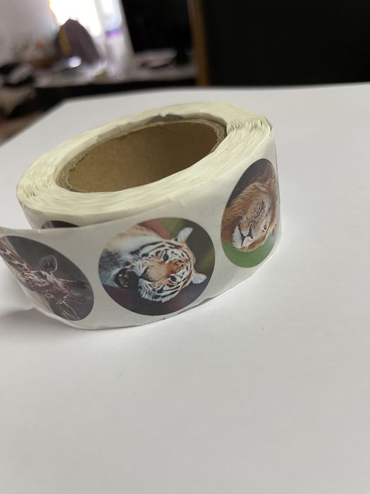 Autocolantes / Stickers em rolo para Festas / Negócio.