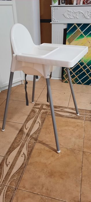 Rezerwacja do 27.10 Krzesełko Ikea ANTILOP ze stolikiem prawie NOWE