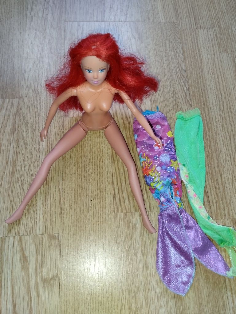 Lalka Barbie Simba Toysl Arielka 2 ogony 2w1 sukienka wyprzedaż