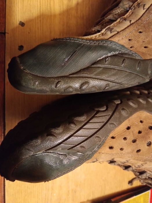 Мужские кожаные  трекинговые кроссовки  merrell / осень-весна