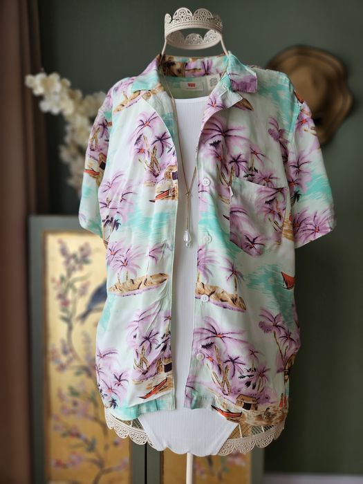 Wakacyjna letnia Koszula damska Levi's z tropikalnym wzorem - Unika