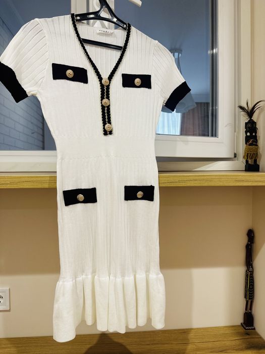 Сукня Sandro Paris біла оригінал